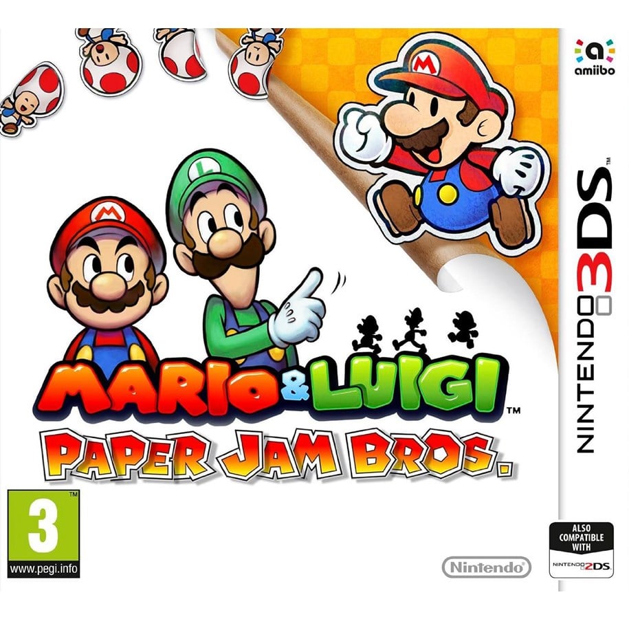Pelit - Mario & Luigi: Paper Jam Bros - Nintendo 3DS - RPG - 0045496529529