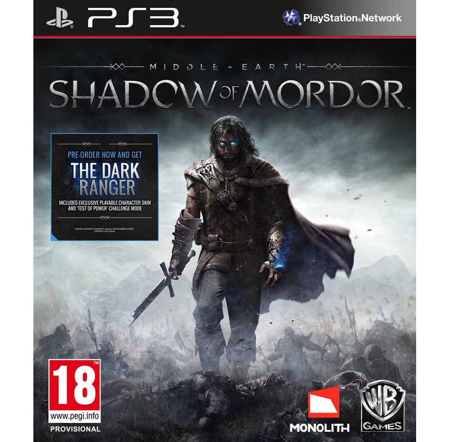 Pelit - Middle-earth: Shadow of Mordor - Sony PlayStation 3 - Toiminta - 5051892174794
