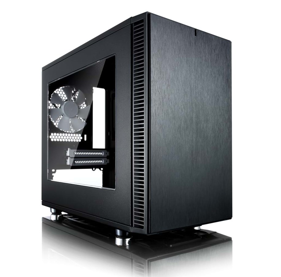 Kotelot - Fractal Design Määrittele Nano S -ikkuna. - Kotelot - Minitower - Musta - FD-CA-DEF-NANO-S-BK-W