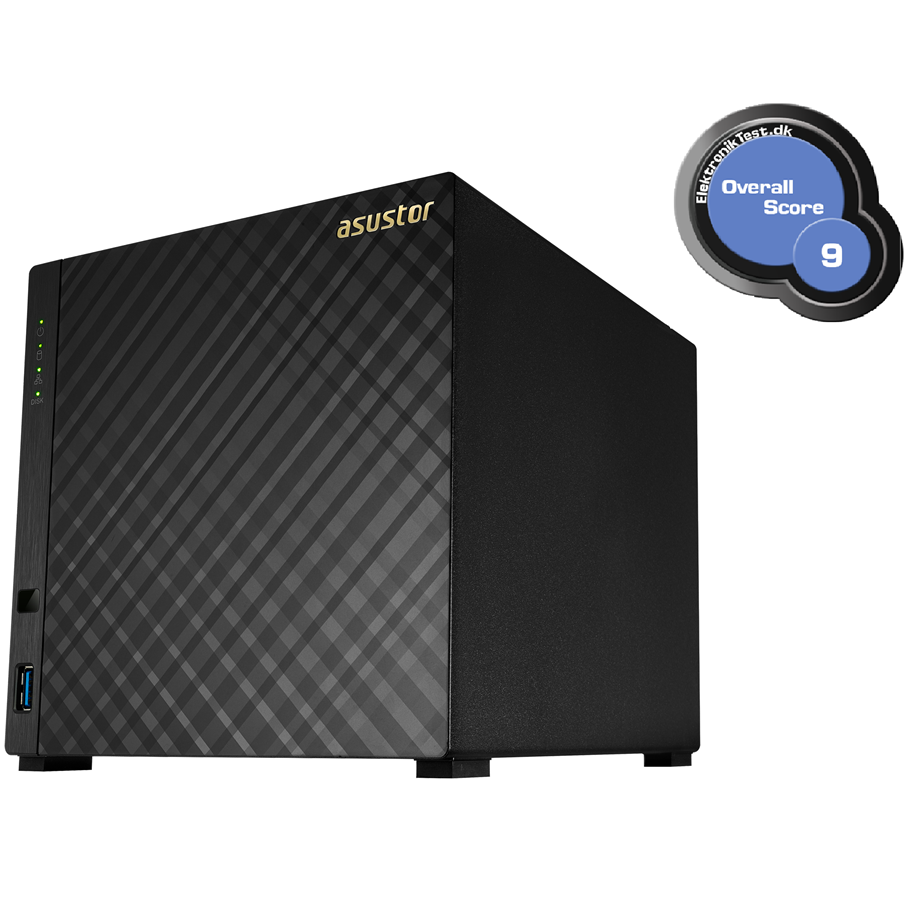 NAS-Palvelimet - ASUSTOR AS3104T - NAS & Streaming server - NAS-Palvelimet - 90IX00P1-BW3S10