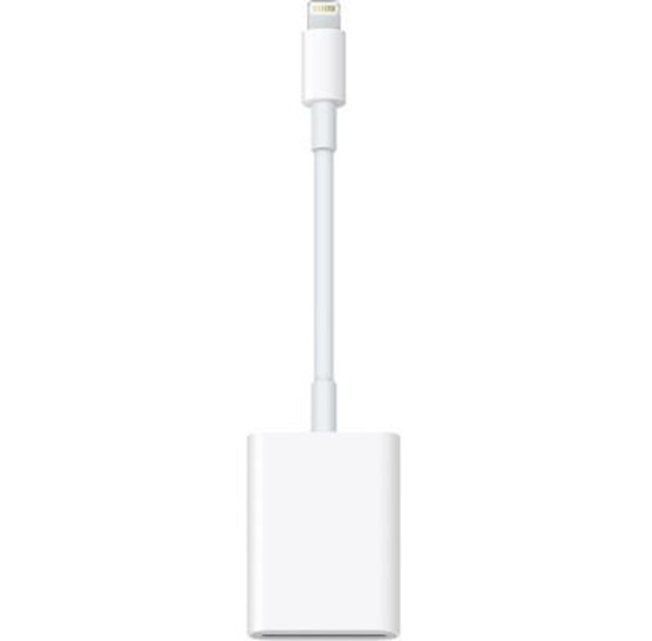 Muistikortinlukijat - adapterit ja kortinlukijat - Apple Lightning to SD Card Kamera Reader - MJYT2ZM/A