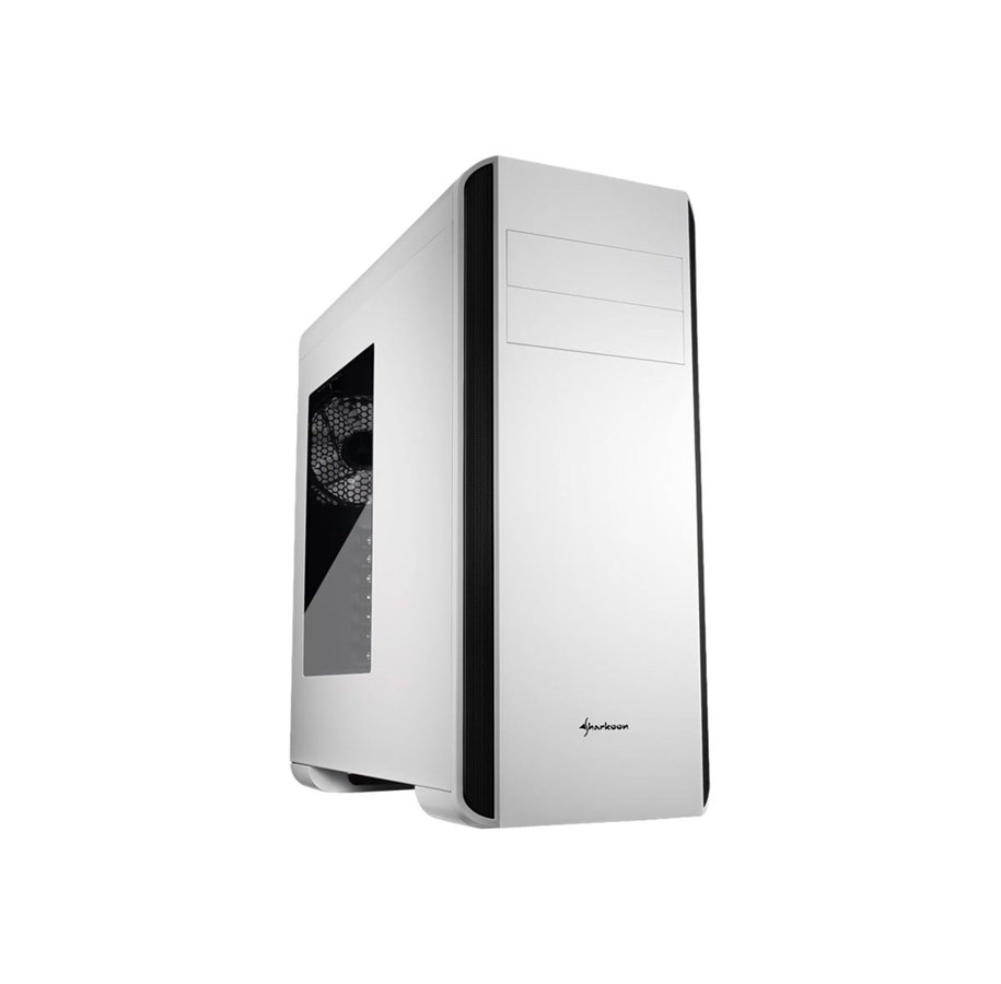 Kotelot - Sharkoon BW9000-W - Kotelot - Miditower - Valkoinen - 4044951017942