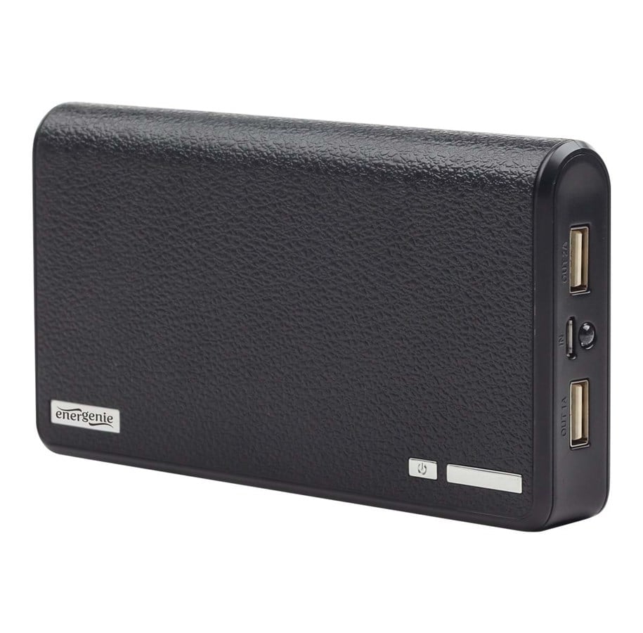 Powerbank - Gembird EG-PB12-01 Powerbank - musta - 12000 mAh - EG-PB12-01