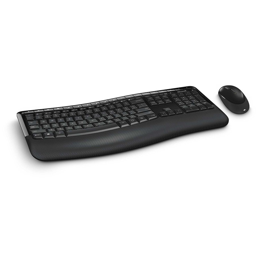 Näppäimistöt - Microsoft Wireless Comfort Desktop 5050 - Näppäimistö ja Hiirisetti - Englanti - Musta - PP4-00019