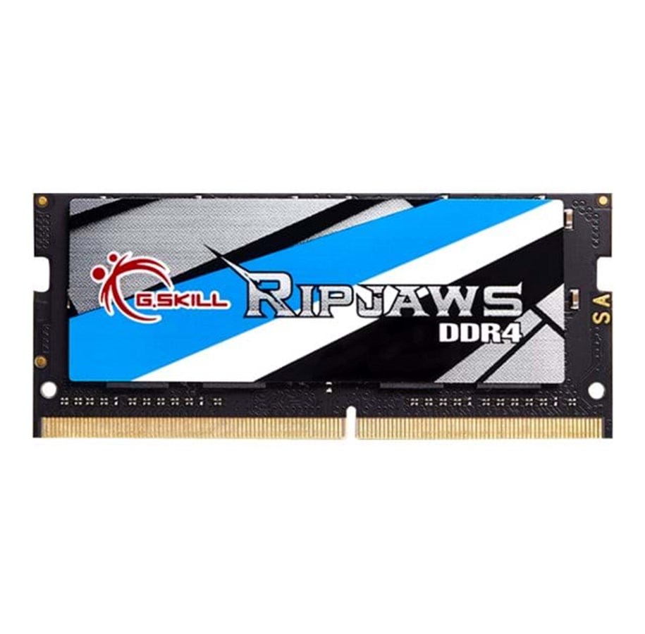 RAM - G.Skill Ripjaws SODIMM DDR4-2666 - 4GB - CL18 - Single Channel (1 pcs) - Intel XMP - Musta - F4-2666C18S-4GRS