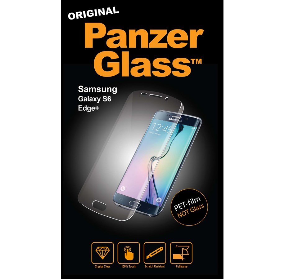 Puhelintarvikkeet - Näytönsuojat - PanzerGlass Samsung Galaxy S6 Edge Plus (PET film) - PANZER1019