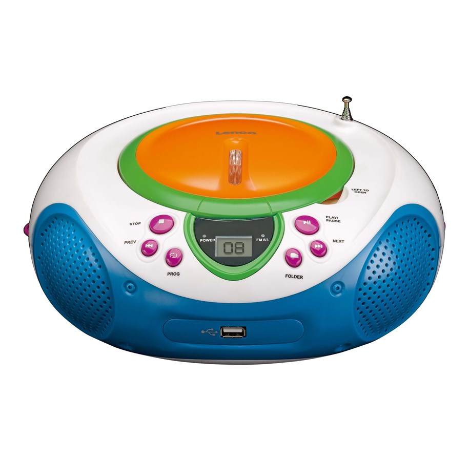 MP3-soittimet ja äänitallentimet - Lenco SCD-40 USB Kids - MP3 player - SCD40 USB KIDS