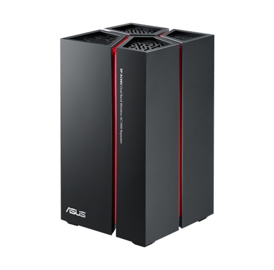 Verkkolaitteet & langattoman verkon laajentimet - ASUS RP-AC68U - 90IG01U0-BU9010