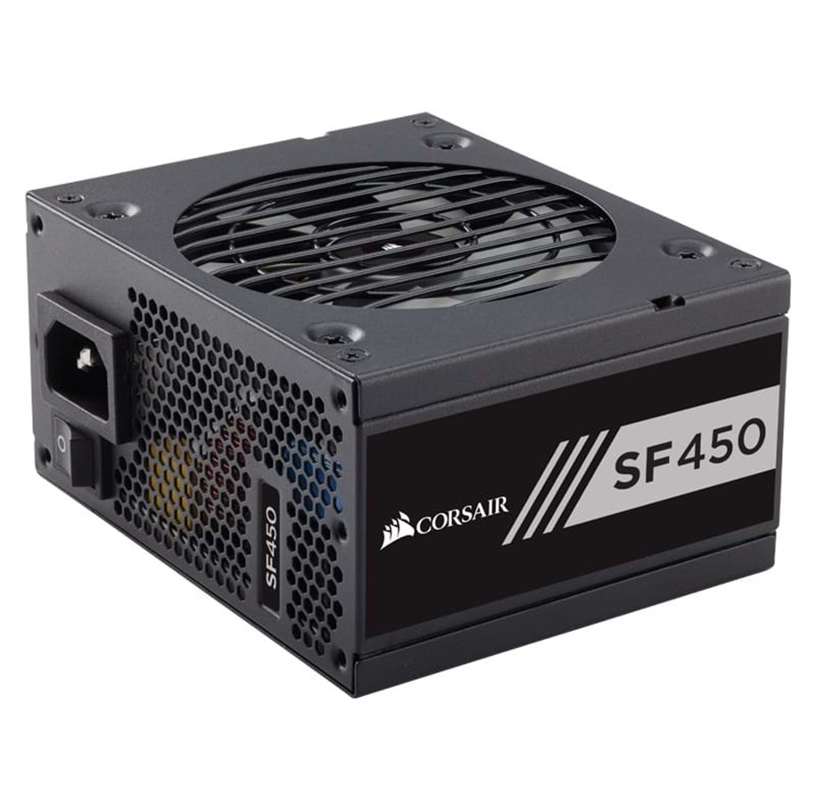 Virtalähde - Corsair SFX series SF450 Virtalähde - 450 Watt - 92 mm - ATX - 80 Plus Kulta sertifioitu - CP-9020104-EU