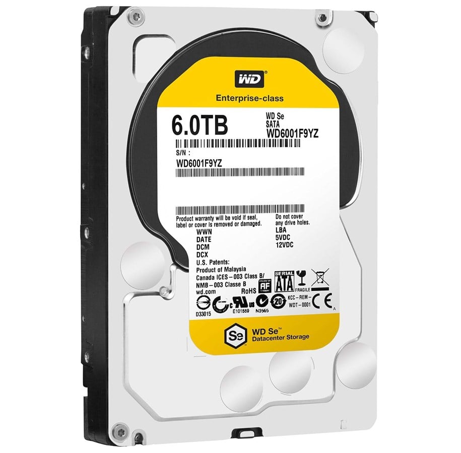 Kovalevy - WD Gold Datacenter 6002FRYZ - 6TB - Kovalevy - WD6002FRYZ - SATA-600 - 3.5" - WD6002FRYZ