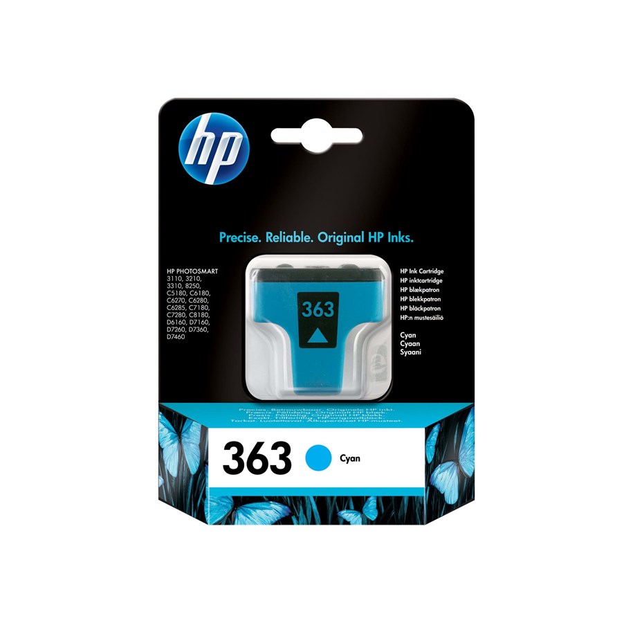 Mustepatruunat, värikasetit ja lisävarusteet - HP 363 - C8771EE#UUS-error