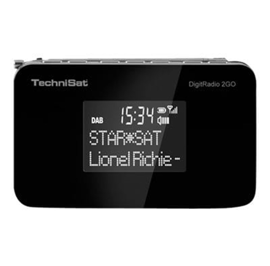 DAB, Verkko- & Kelloradiot - TechniSat Digit 2GO - DAB/DAB+/FM - Musta - 0000/4974