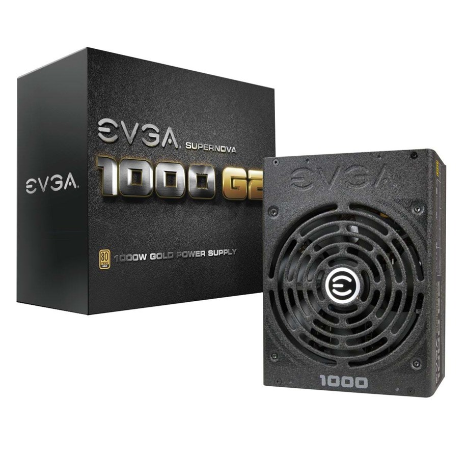 Virtalähde - EVGA SuperNOVA 1000 G2 v2 Virtalähde - 1000 Watt - 140 mm - ATX - 80 Plus Kulta sertifioitu - 120-G2-1000-X2
