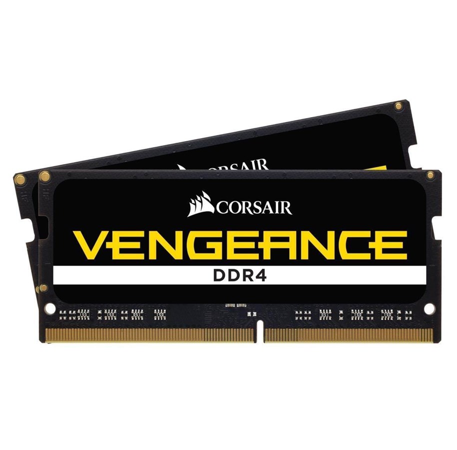 RAM - Corsair Vengeance SODIMM DDR4-2666 - 8GB - CL18 - Dual Channel (2 pcs) - Musta - CMSX8GX4M2A2666C18