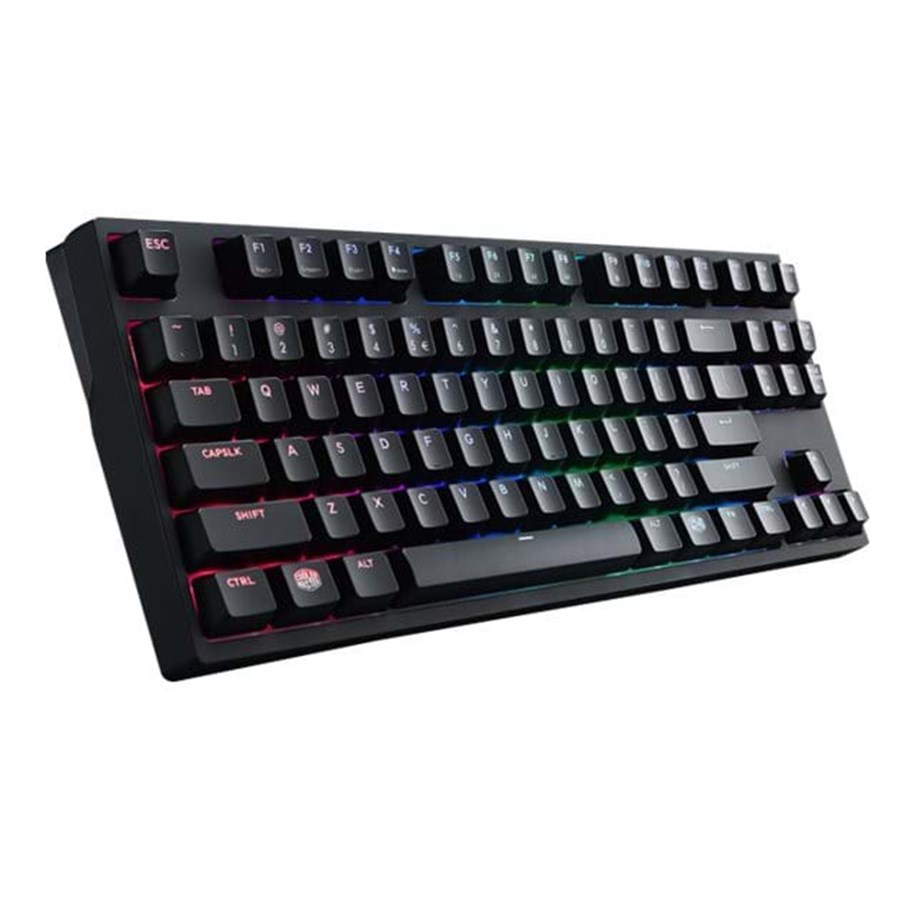 Näppäimistöt - Cooler Master MasterKeys Pro S RGB MX Red - ND - Pelinäppäimistö - ilman numpadia - Pohjoismainen - Musta - SGK-6030-KKCR1-ND