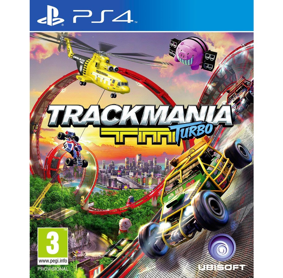 Pelit - Trackmania Turbo - Sony PlayStation 4 - 12 - Kilpa-ajo - 3307215913741