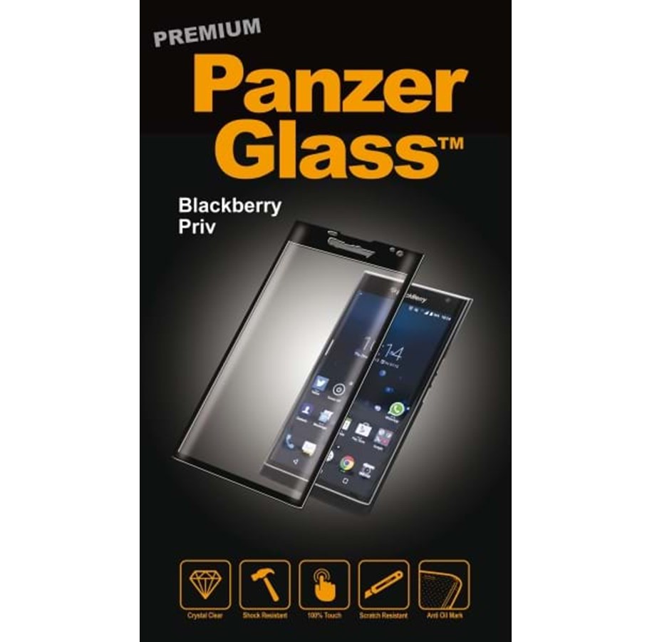 Puhelintarvikkeet - Näytönsuojat - PanzerGlass Blackberry Priv (Premium Glass) - PANZER1092