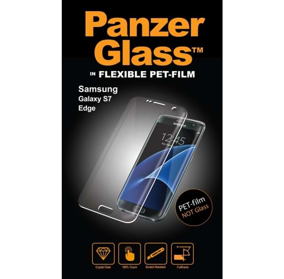 Puhelintarvikkeet - Näytönsuojat - PanzerGlass Samsung Galaxy S7 Edge (PET film) - PANZER1057