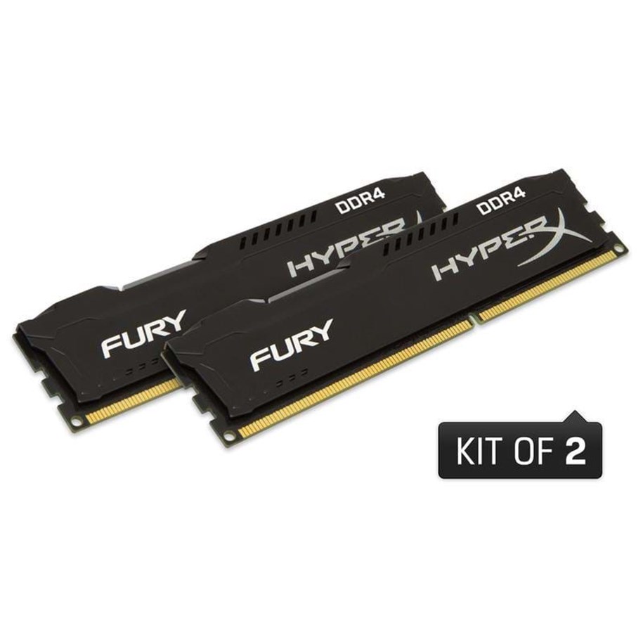 RAM - Kingston HyperX Fury DDR4-2133 BK C14 DC - 32GB - HX421C14FBK2/32