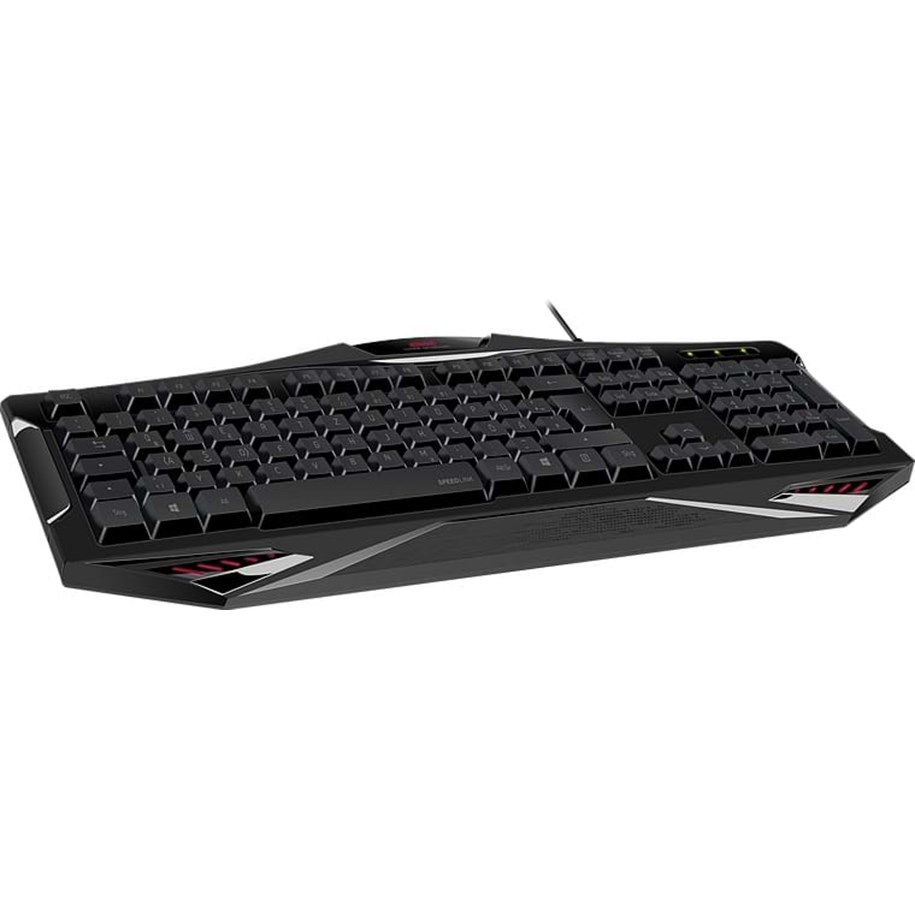 Näppäimistöt - Speed-Link IOVIA Gaming Keyboard - ND - Pelinäppäimistö - Pohjoismainen - Musta - SL-670001-BK-NC