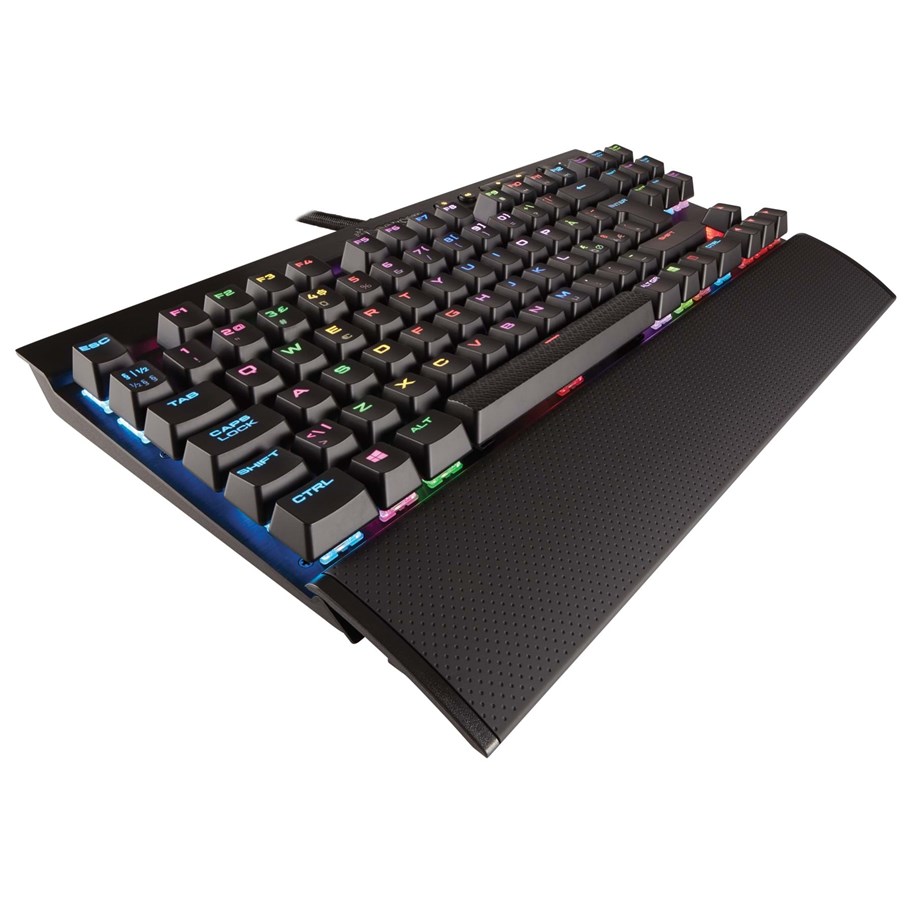 Näppäimistöt - Corsair Gaming K65 RGB Rapidfire - ND - Pelinäppäimistö - ilman numpadia - Pohjoismainen - Musta - CH-9110014-ND