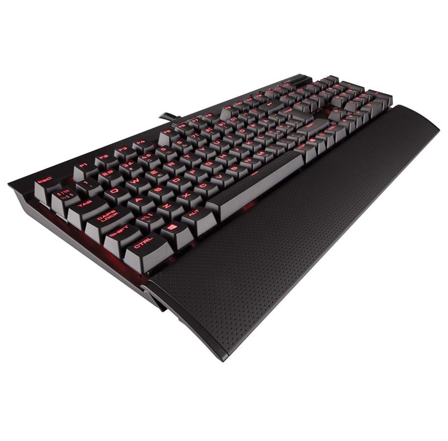 Näppäimistöt - Corsair Gaming K70 Rapidfire Red - ND - Pelinäppäimistö - Pohjoismainen - Musta - CH-9101024-ND