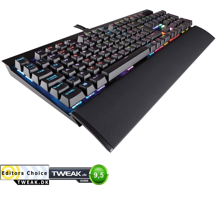 Näppäimistöt - Corsair Gaming K70 RGB Rapidfire - ND - Pelinäppäimistö - Pohjoismainen - Musta - CH-9101014-ND