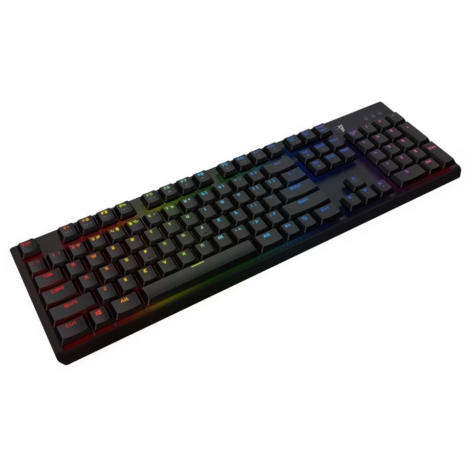 Näppäimistöt - Tesoro GRAM Spectrum Kailh Blue BK - ND - Pelinäppäimistö - Pohjoismainen - Musta - TS-G11SFL B (BL)-ND
