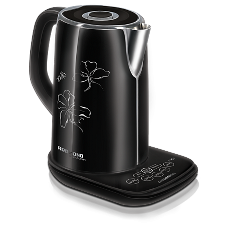 Vedenkeitin - REDMOND Vedenkeitin SkyKettle RK-170S-E - Musta - 2400 W - RK-M170S-E