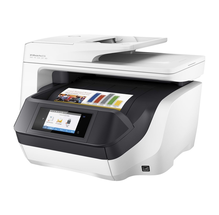 Tulostimet - HP Officejet Pro 8720 All-in-One - väri - Muste - D9L19A#A80