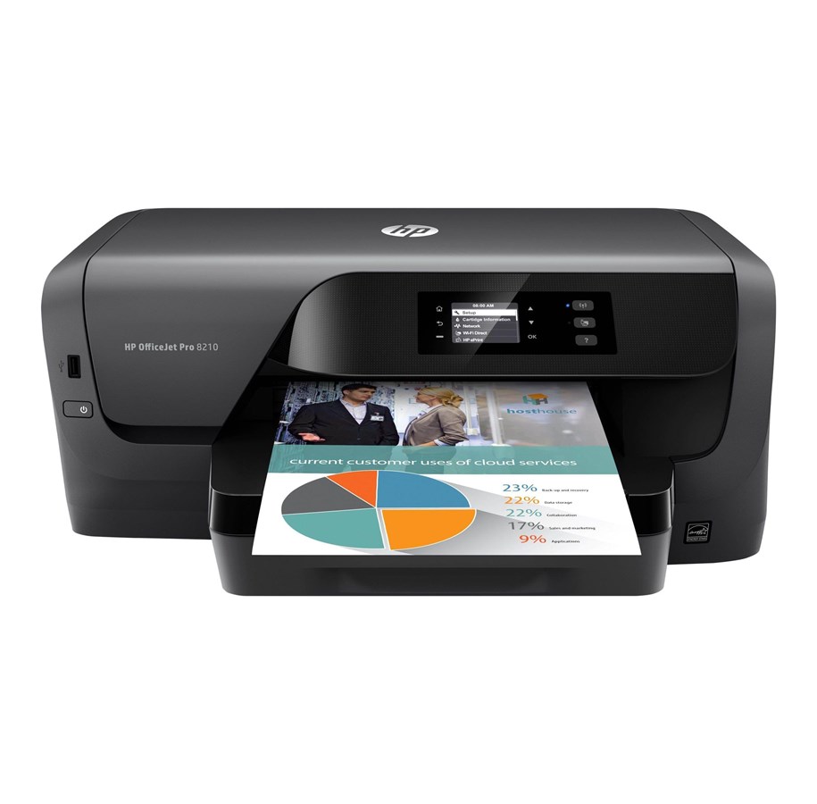 Tulostimet - HP Officejet Pro 8210 All in One - väri - Muste - D9L63A#A81