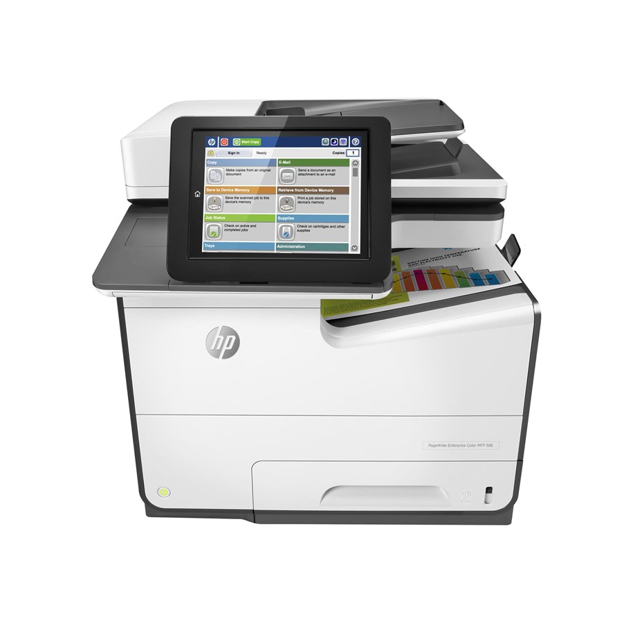 Tulostimet - HP PageWide Enterprise Color MFP 586dn Multifunction - väri - Page wide array - G1W39A#B19