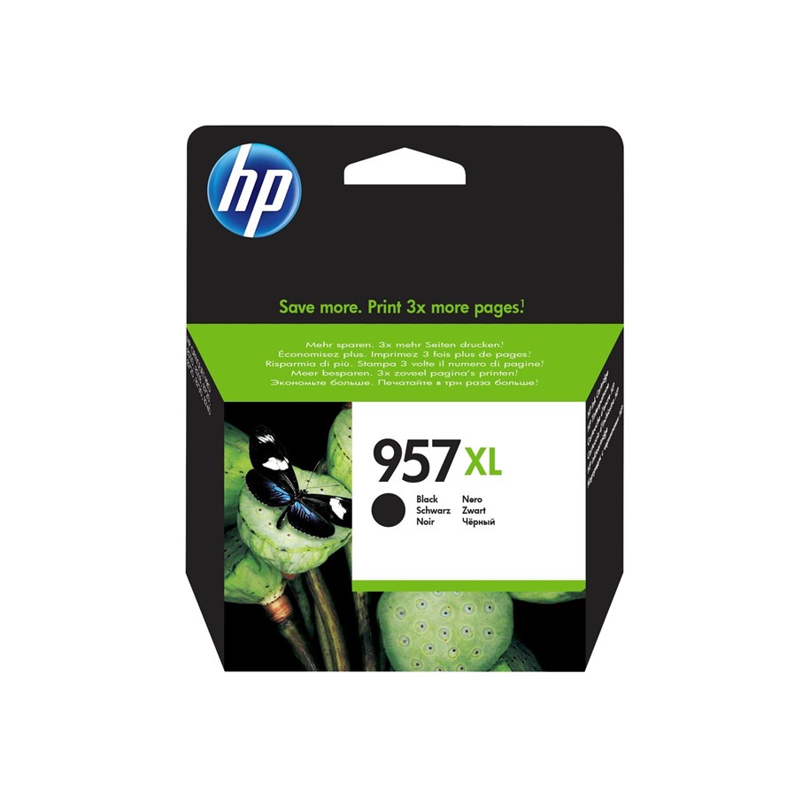 Mustepatruunat, värikasetit ja lisävarusteet - HP 957XL / L0R40AE High Kapasiteetti Musta Ink - L0R40AE