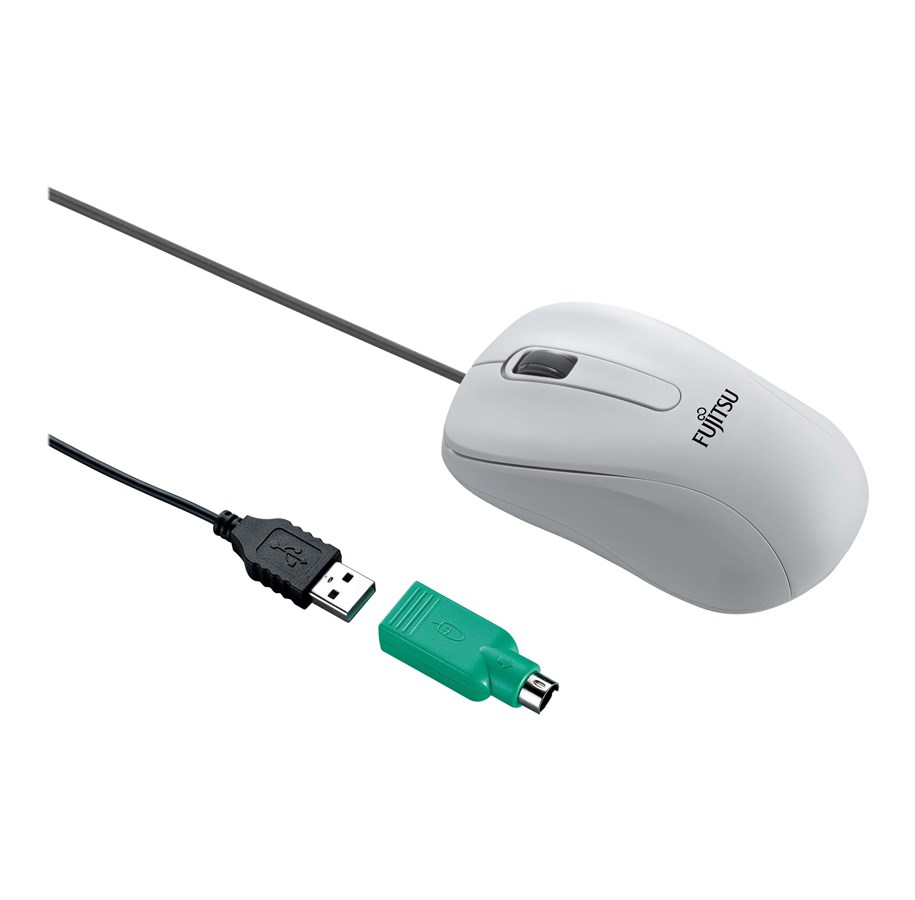 Hiiret - Fujitsu M530 - Hiiri - Laser - 3 painiketta - Harmaa - S26381-K468-L101