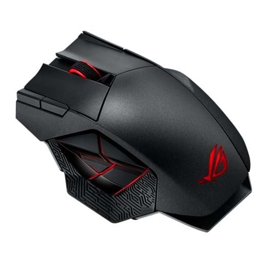Hiiret - ASUS ROG Spatha - Pelihiiri - Laser - 12 painiketta - Musta RGB-valolla - 90MP00A1-B0UA00