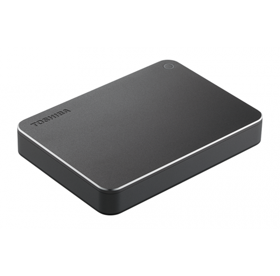 Kovalevyt - ulkoiset - Toshiba Canvio Premium for Mac HDTW110EBMAA - Ulkoiset kovalevyt - 1TB - Harmaa - HDTW110EBMAA