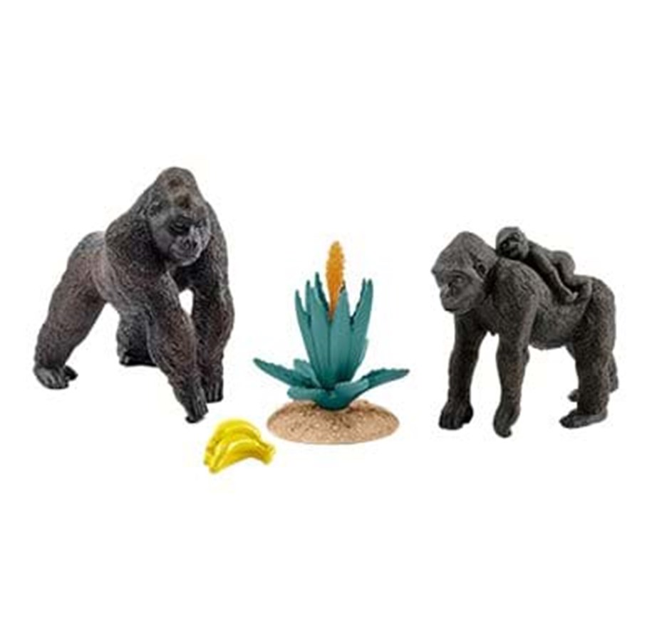 Hahmot - Schleich Gorilla family - 42276