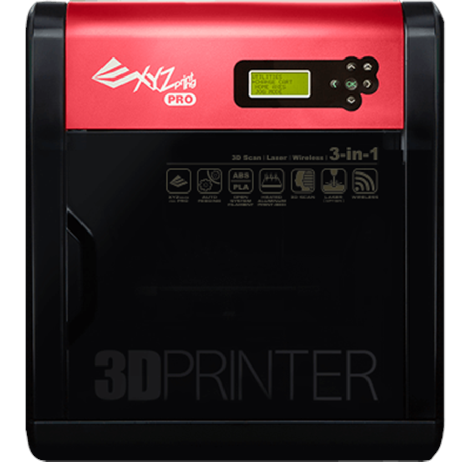 3D Printterit - XYZprinting da Vinci 1.0 Pro 3-in-1 - 3D Printterit - Akrylonitriili-butadieeni-styreeni (ABS) - 3F1ASXEU00B