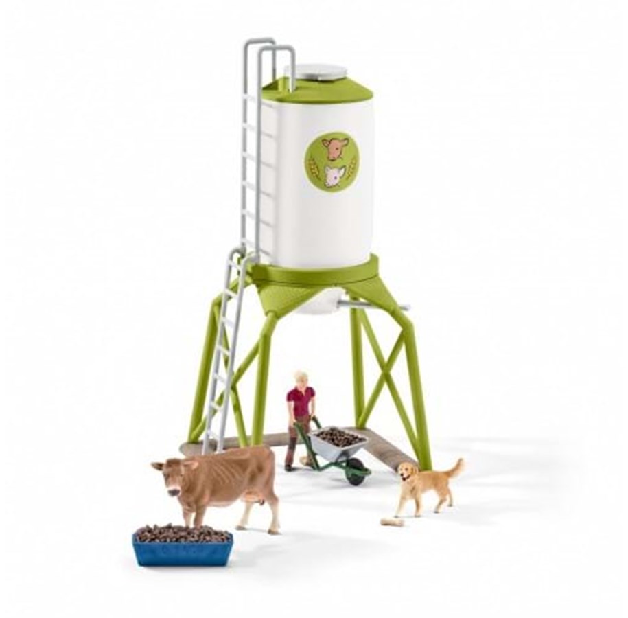 Hahmot - Schleich Feeding Silo with Animals - 41429