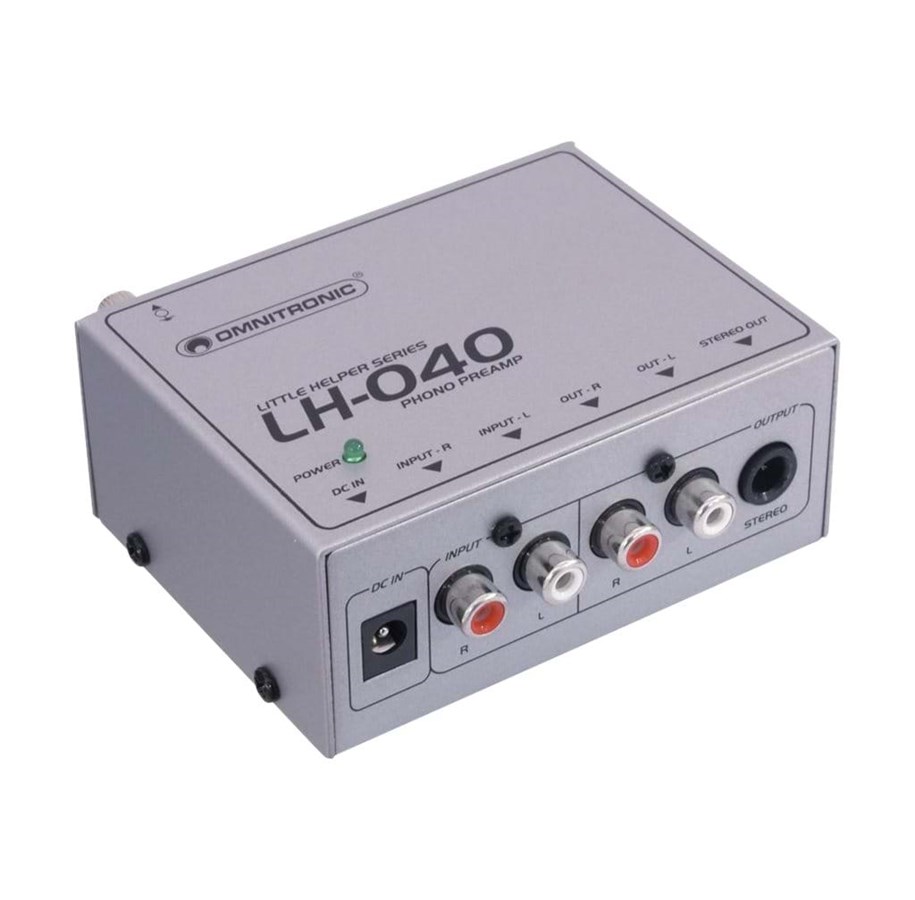 Levysoitin - Omnitronic LH-040 Phono Preamplifier - Levysoitin hopea - 10355040
