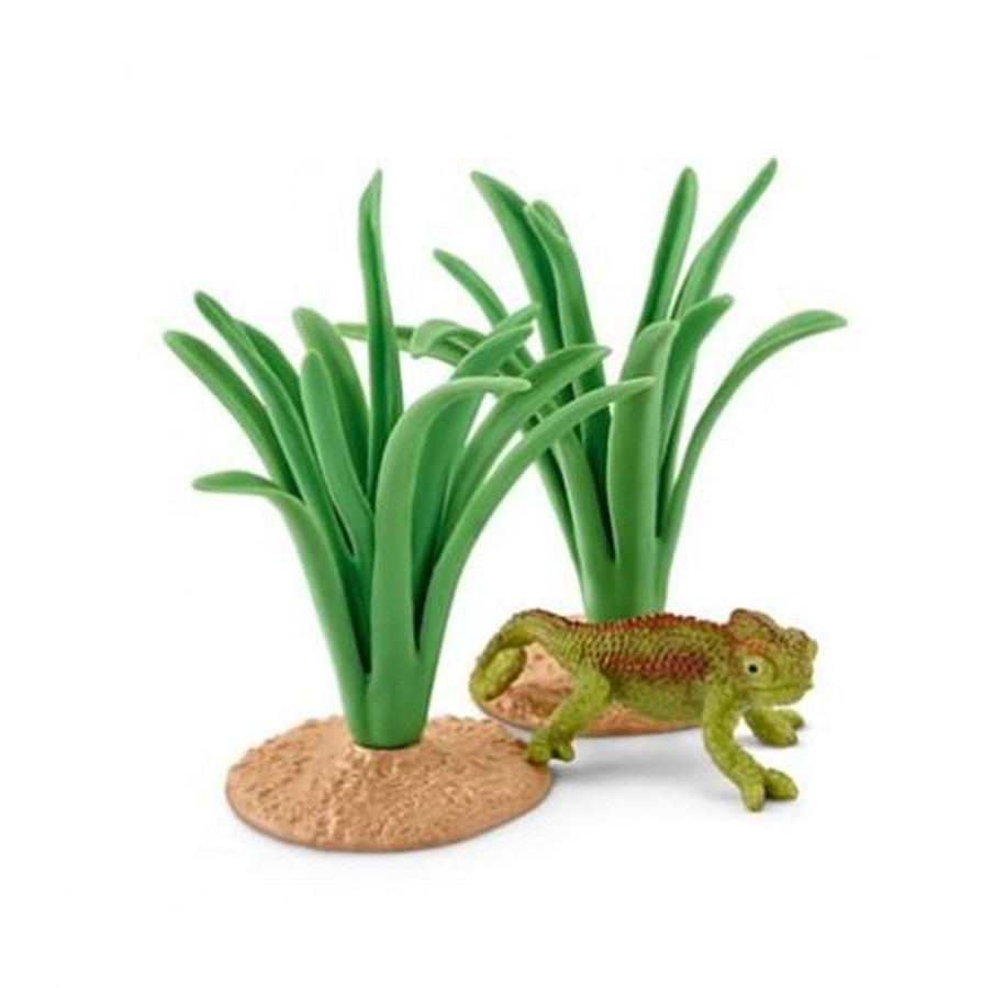 Hahmot - Schleich Chameleon in reeds - 42324