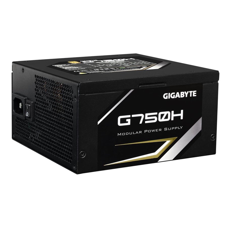 Virtalähde - GIGABYTE G750H Virtalähde - 750 Watt - 140 mm - ATX - 80 Plus Kulta sertifioitu - GP-G750H