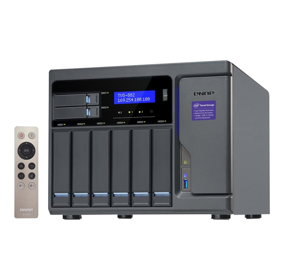 NAS-Palvelimet - QNAP TVS-882 - NAS-Palvelimet - TVS-882-I5-16G