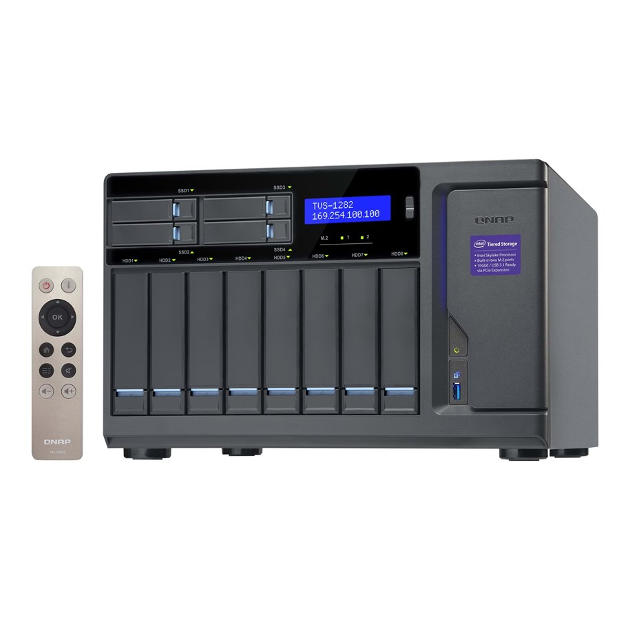 NAS-Palvelimet - QNAP TVS-1282 - NAS-Palvelimet - TVS-1282-I5-16G