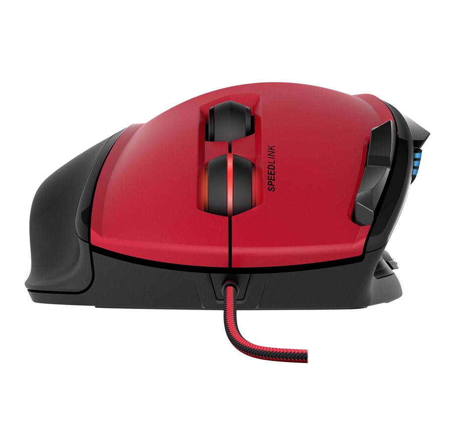 Hiiret - Speed-Link SPEEDLINK SCELUS - Hiiri - Optinen - 8 painiketta - Punainen - SL-680004-BKRD