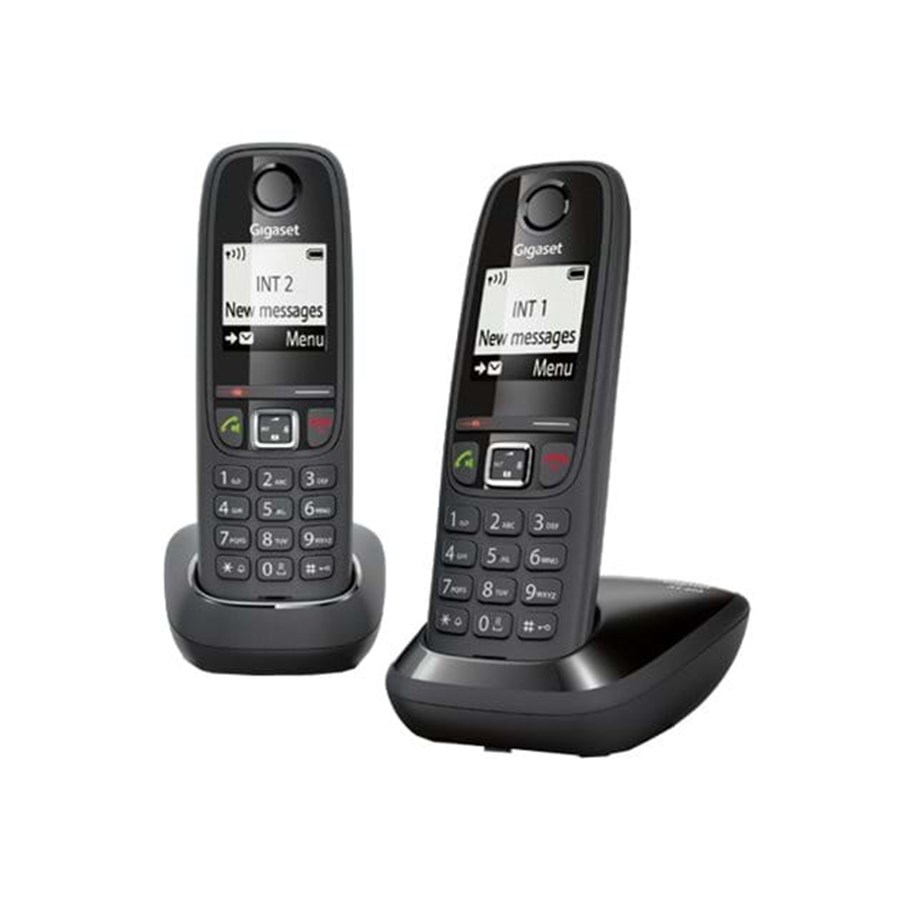 Pöytäpuhelimet - Siemens Gigaset AS405 Duo - L36852-H2501-R201