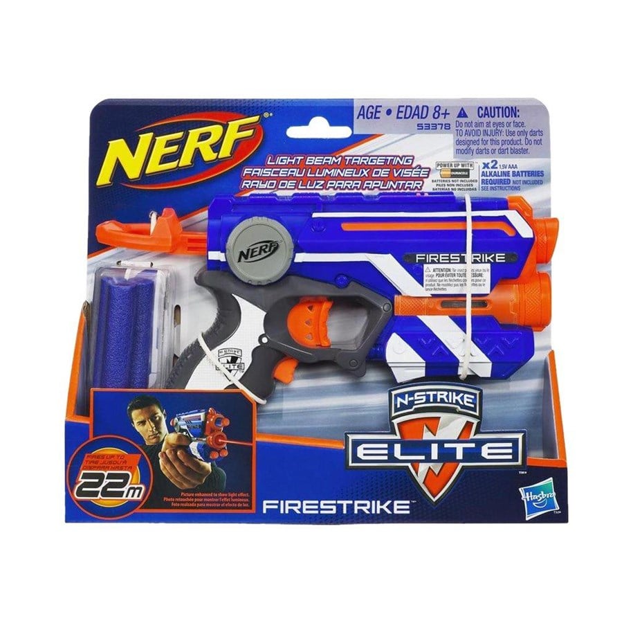Leluaseet - NERF N-Strike Elite Firestrike -pistooli - 53378