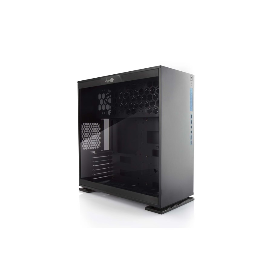 Kotelot - In Win 303 Black - Tempered Glass - Kotelot - Miditower - Valkoinen - CF06GLASS-Black