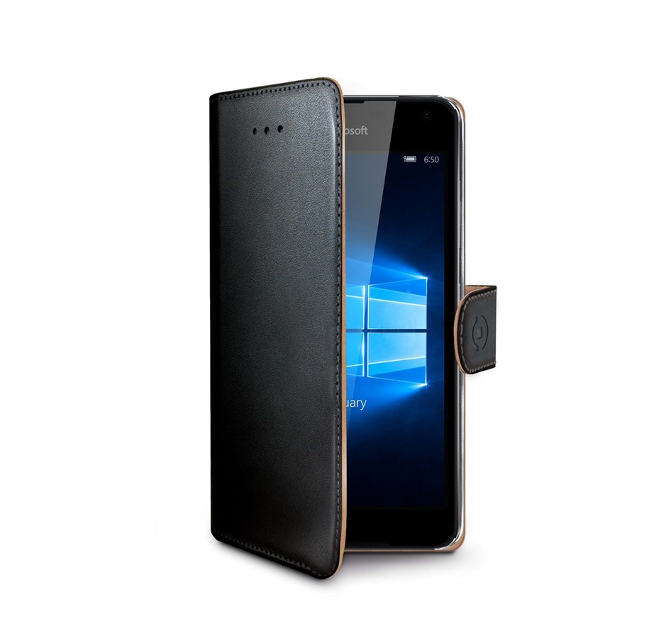 Puhelin - Kannet ja kotelot - CELLY Wally Cover Lumia 650 - Black - WALLY536