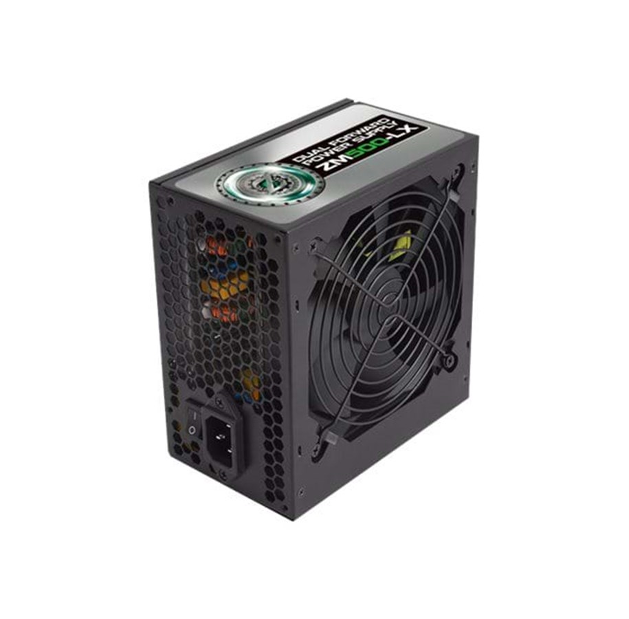 Virtalähde - Zalman Power Supply ZM500-LX 500W Virtalähde - 500 Watt - 120 mm - ATX - 80 Plus - ZM500-LX
